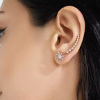 Alva Diamond Rose Gold Single Earring