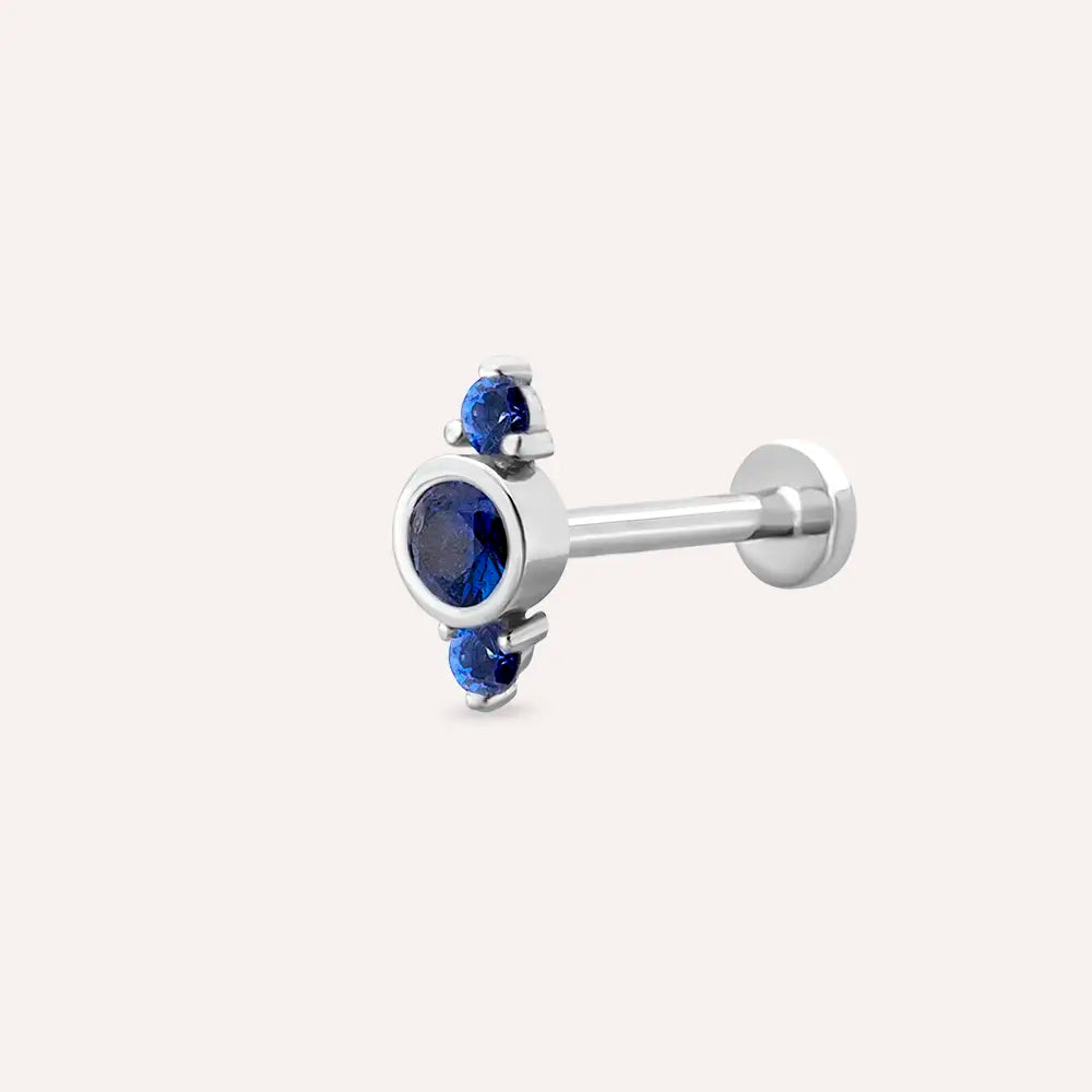 Andy Solid White Gold Piercing