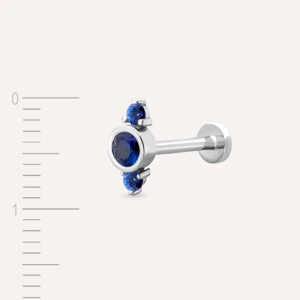 Andy Solid White Gold Piercing