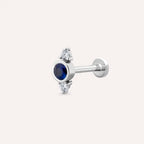 Andy Safir ve Pırlanta Taşlı Beyaz Altın Piercing