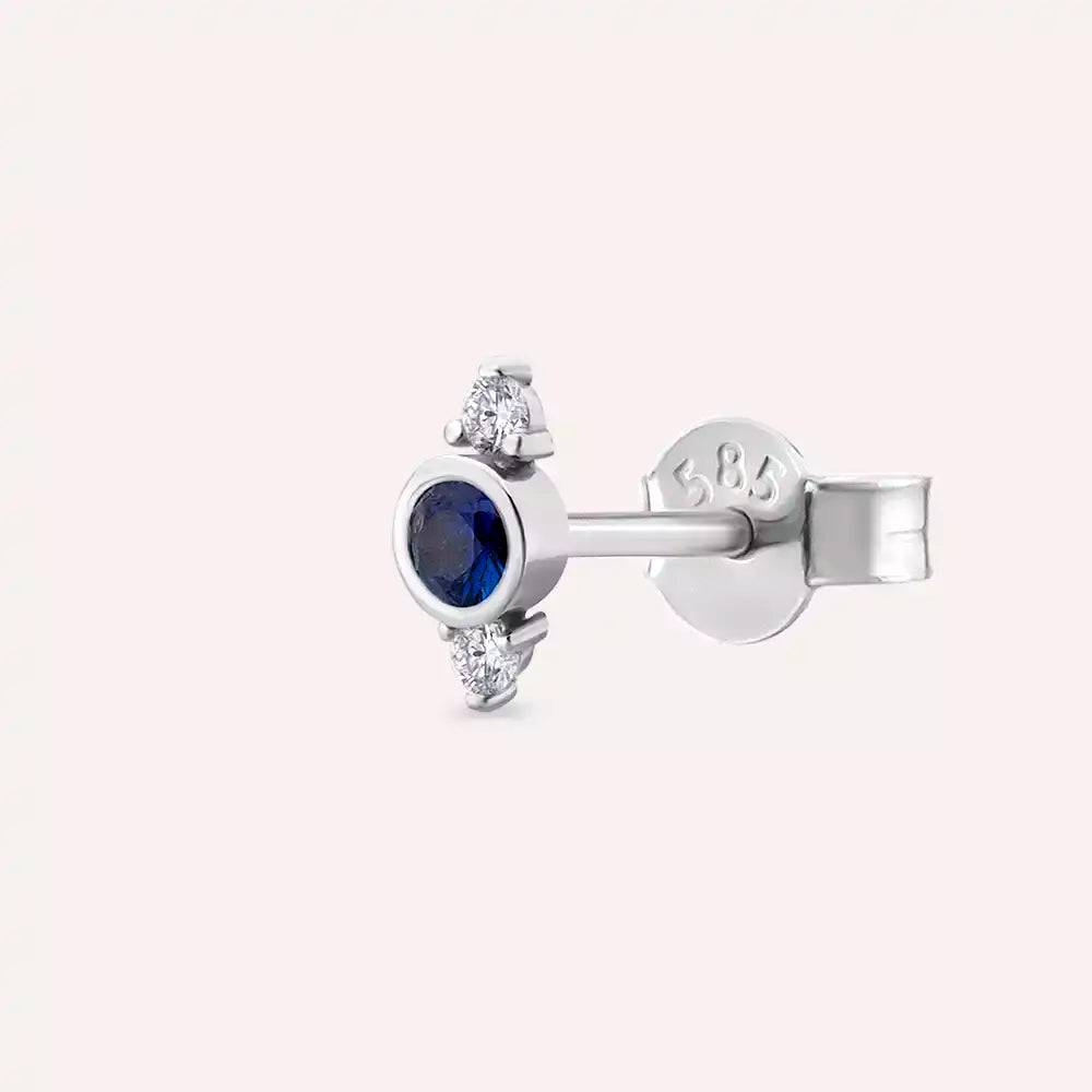 Andy Safir and Diamond White Gold Single Earring