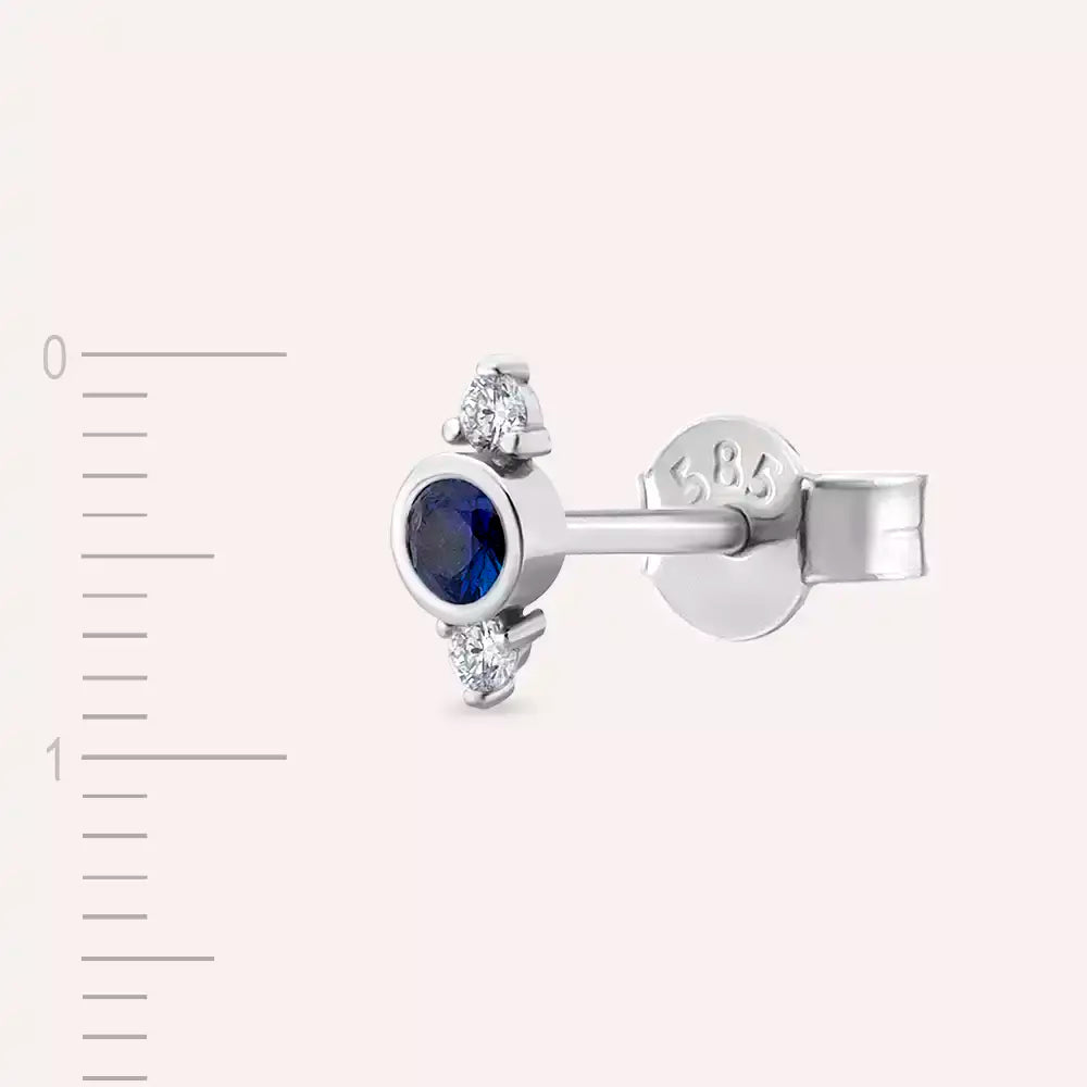 Andy Safir and Diamond White Gold Single Earring