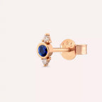Andy Safir and Diamond Rose Gold Single Earring