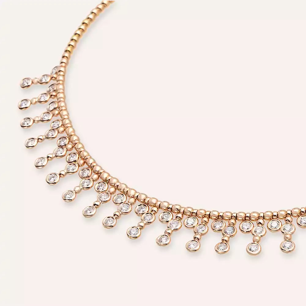 Arin Diamond Rose Gold Necklace