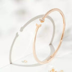 Arrow 1.20 CT Diamond Bangle Bracelet