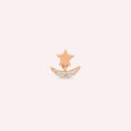 Aster Diamond Rose Gold Single Earring