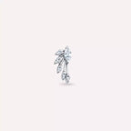 Swift Diamond White Gold Single Earring