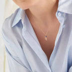 Swift Diamond and Sapphire Necklace