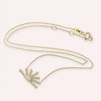 Aura Diamond Yellow Gold Necklace