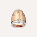 Axel 0.35 CT Diamond Rose and White Gold Ring