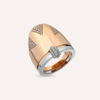 Axel 0.35 CT Diamond Rose and White Gold Ring