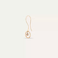 Axle 0.25 CT Diamond Rose Gold Single Earring
