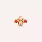 Maya Multicolor Safir Taşlı Rose Altın Piercing