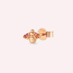 Maya Multicolor Sapphire Rose Gold Single Earring