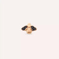 Maya Black Diamond Rose Gold Single Earring