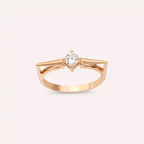 Lumia 0.25 CT Diamond Rose Gold Ring