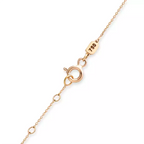 Bind Rose Gold Necklace with Sapphire and Diamond Stones