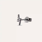 Bolt Single Earring with Diamond Stone