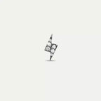 Bolt Single Earring with Diamond Stone