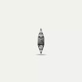 Black Peak Diamond White Gold Single Earring