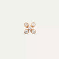 Dots Rose Diamond Single Earring
