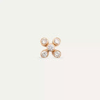 Dots Rose Diamond Single Earring