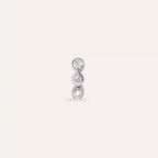 Dots Three Diamond Mini Single Earring