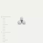 Blissy Diamond White Gold Mini Single Earring