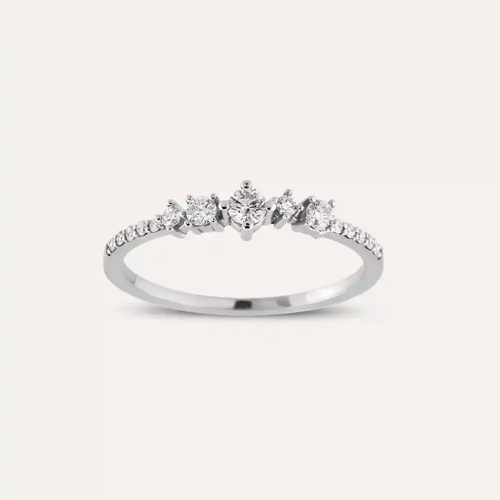 Fable Diamond White Gold Ring