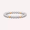 Bobo Diamond White and Rose Gold Bracelet