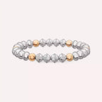 Bobo Diamond White and Rose Gold Bracelet