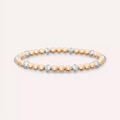 Bobo Diamond Rose and White Gold Bracelet
