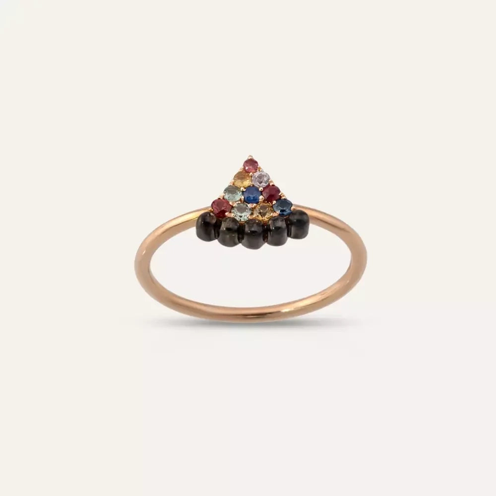 Petra Multicolor Safir Taşlı Yüzük