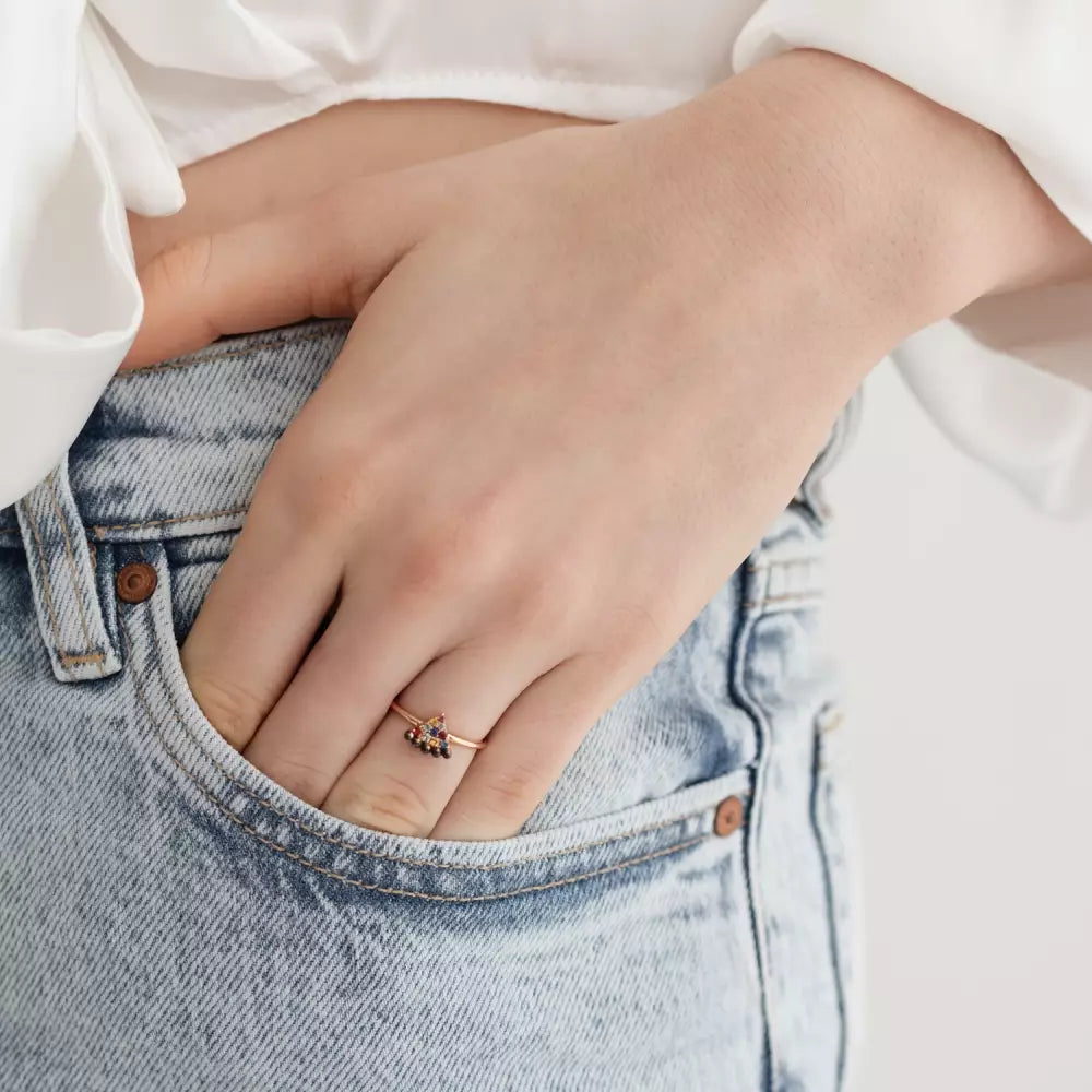 Petra Multi-Color Sapphire Ring