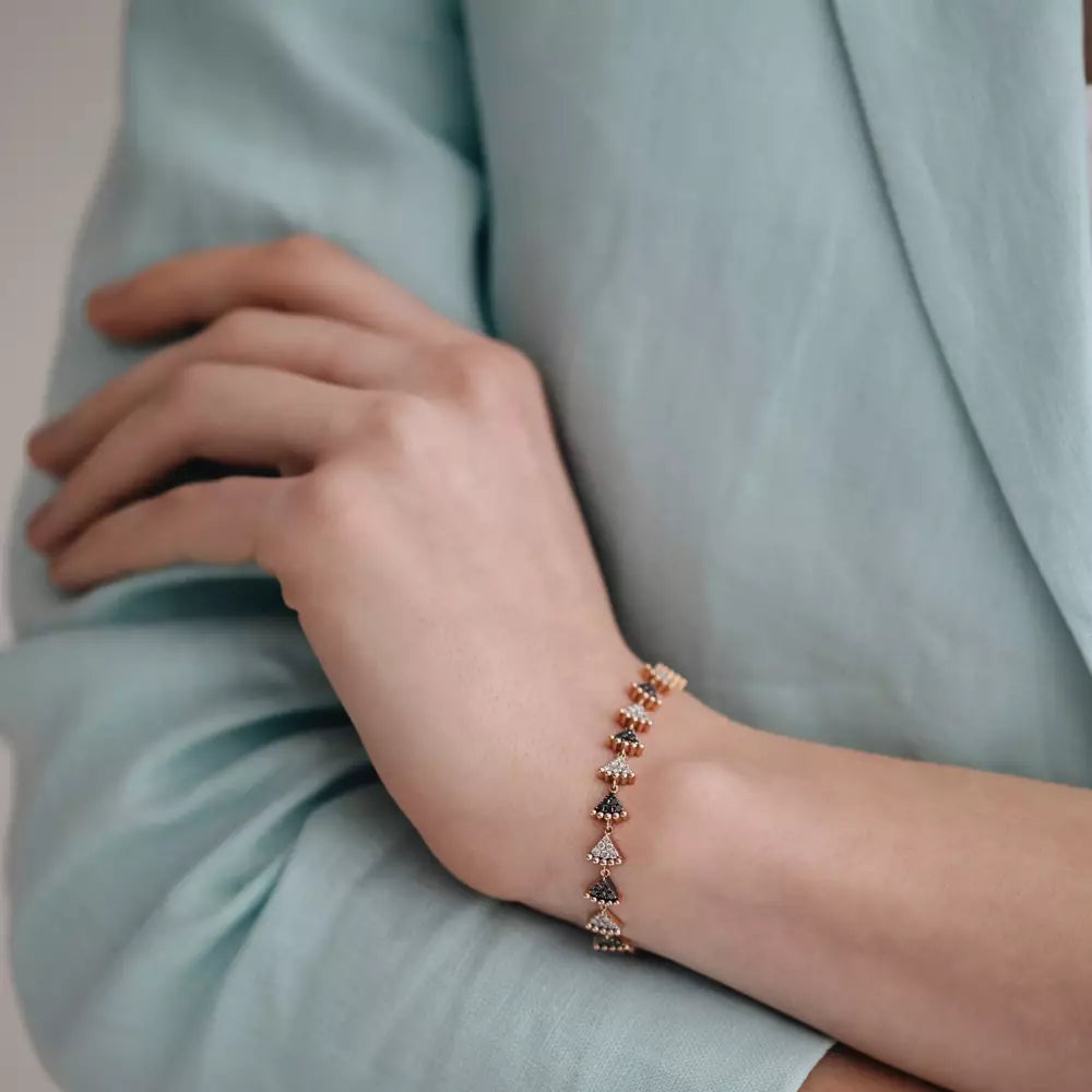 Petra Diamond-Accented Rose Gold Bracelet