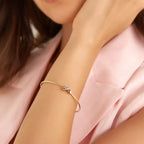 Candy Multi-color Sapphire and Diamond Yellow Gold Bracelet
