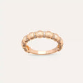 Cord Matte 0.20 CT Diamond Rose Gold Ring
