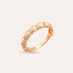 Cord Matte 0.20 CT Diamond Rose Gold Ring