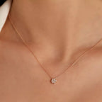 Coronet 0.20 CT Diamond Rose Gold Necklace