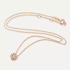 Coronet 0.20 CT Diamond Rose Gold Necklace
