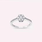Coronet 0.60 CT Diamond White Gold Ring