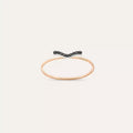 Noir Black 0.06 CT Black Diamond Ring