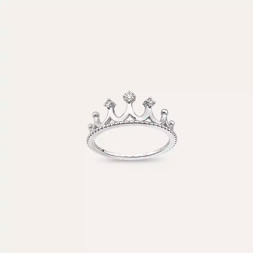 Rona Diamond White Gold Ring