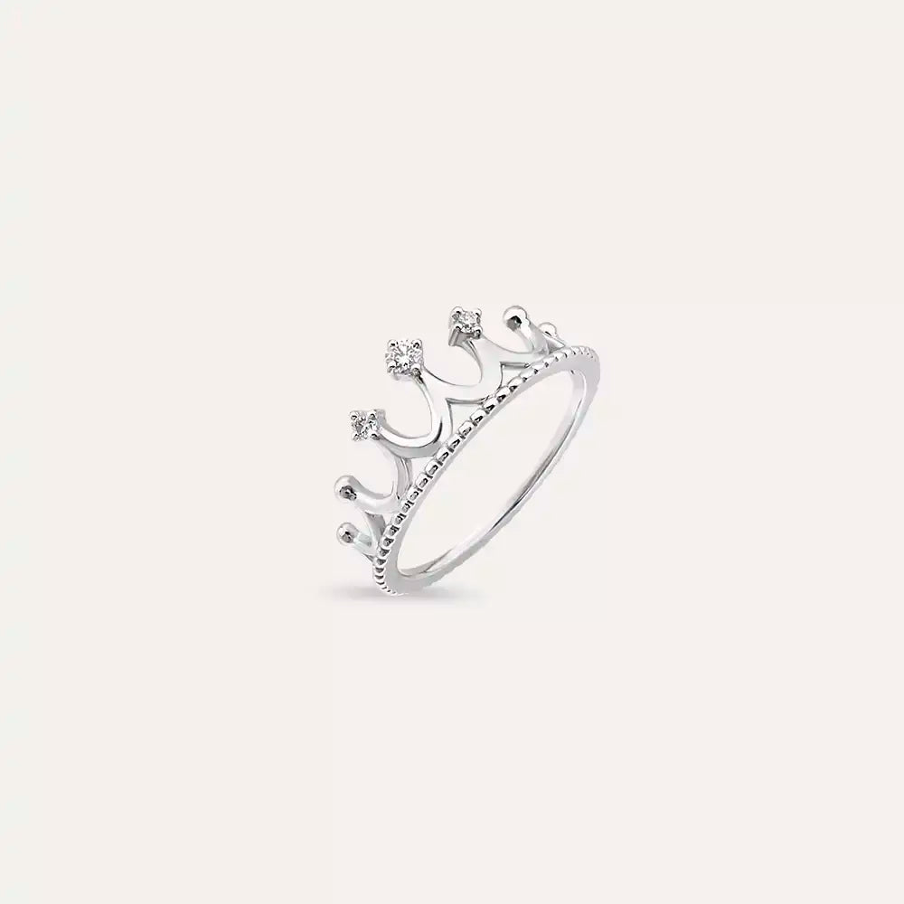 Rona Diamond White Gold Ring