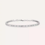 Quadro Diamond White Gold Bracelet