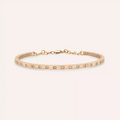 Quadro Diamond Rose Gold Bracelet