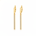 14K Gold Matchstick Earrings