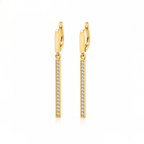 14K Gold Matchstick Earrings