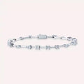 Dina Diamond-Accented White Gold Bracelet