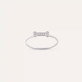 Bony 0.06 CT Diamond White Gold Ring